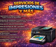 IMPRESIONES EN TIENDA INTERNEXT
